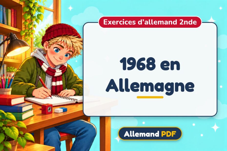 1968 en Allemagne : exercices d’allemand 2nde, illustration Allemand PDF