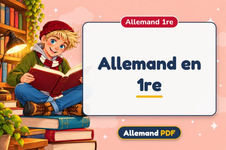 Allemand en 1re : illustration Allemand PDF