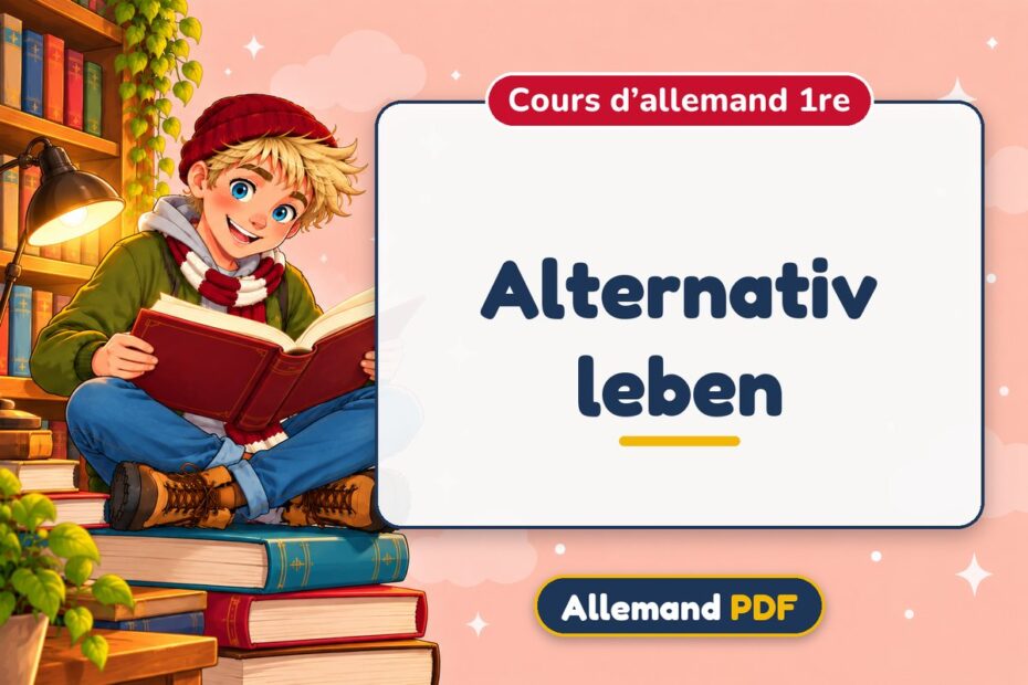 Alternativ leben : cours d’allemand 1re, illustration Allemand PDF