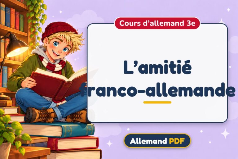 L’amitié franco-allemande : cours d’allemand 3e, illustration Allemand PDF