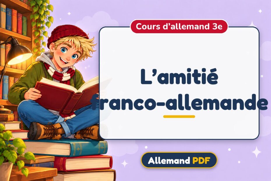 L’amitié franco-allemande : cours d’allemand 3e, illustration Allemand PDF