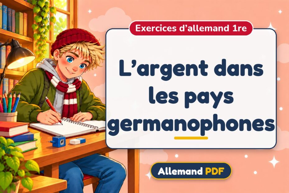 L’argent dans les pays germanophones : exercices d’allemand 1re, illustration Allemand PDF