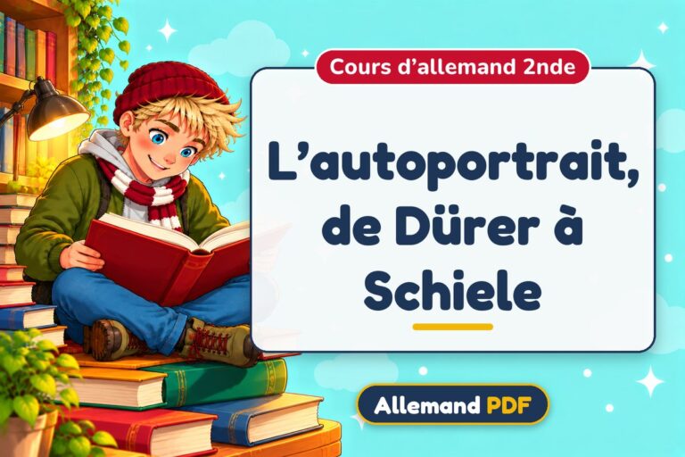 L’autoportrait, de Dürer à Schiele : cours d’allemand 2nde, illustration Allemand PDF