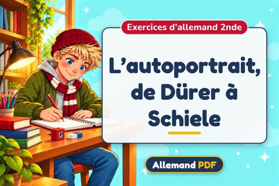 L’autoportrait, de Dürer à Schiele : exercices d’allemand 2nde, illustration Allemand PDF