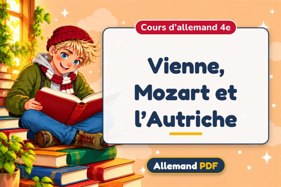 Vienne, Mozart et l’Autriche : cours d’allemand 4e, illustration Allemand PDF