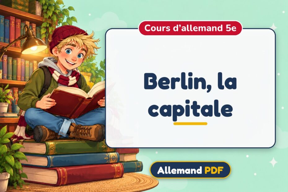 Berlin, la capitale : cours d’allemand 5e, illustration Allemand PDF