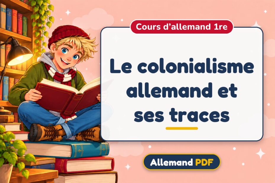 Le colonialisme allemand et ses traces : cours d’allemand 1re, illustration Allemand PDF
