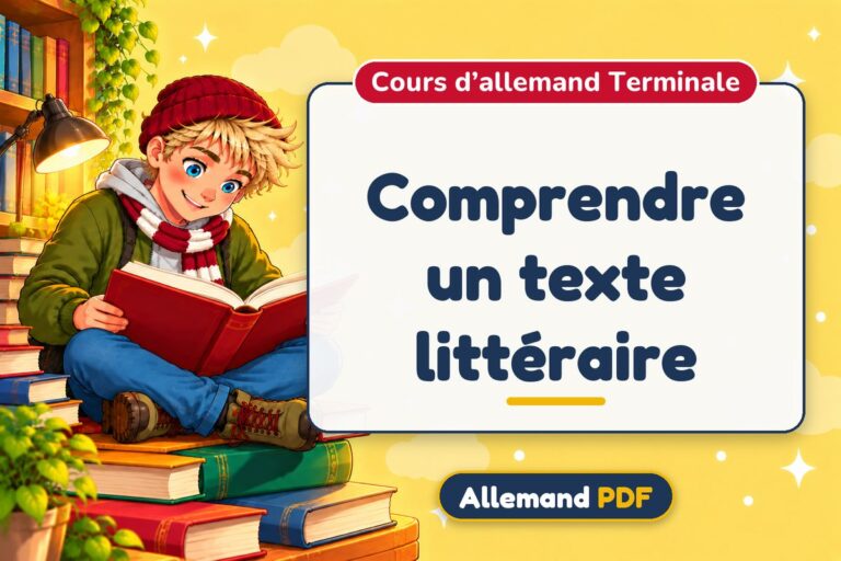 Comprendre un texte littéraire : cours d’allemand terminale, illustration Allemand PDF