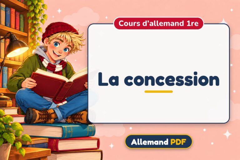 La concession : cours d’allemand 1re, illustration Allemand PDF