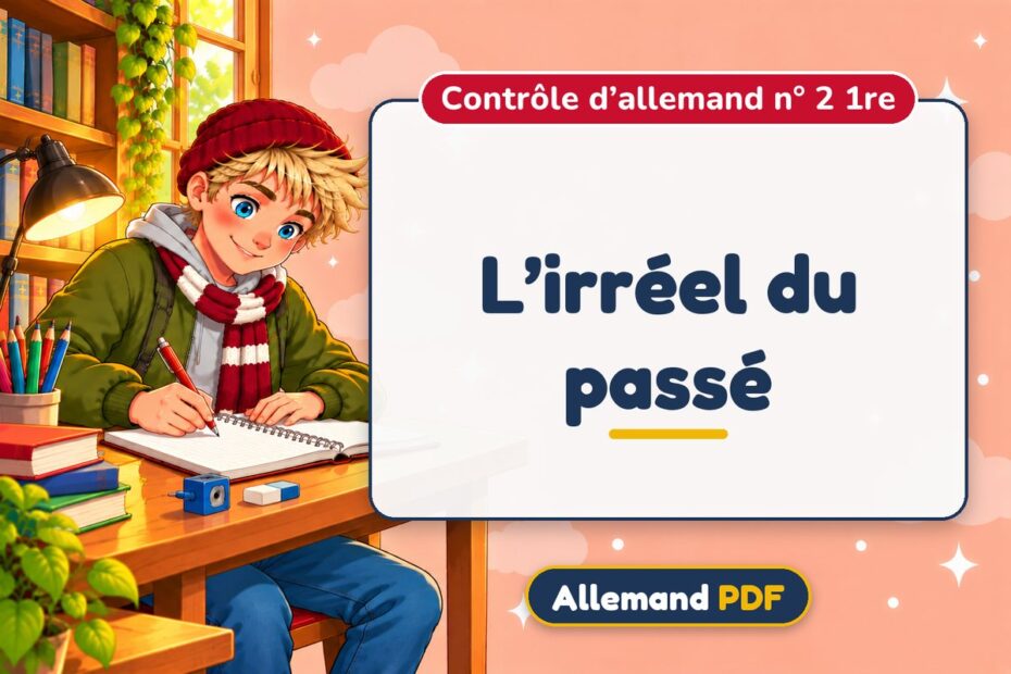 L’irréel du passé : contrôle d’allemand n° 2 1re, illustration Allemand PDF