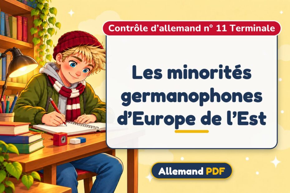 Les minorités germanophones d’Europe de l’Est : contrôle d’allemand n° 11 terminale, illustration Allemand PDF