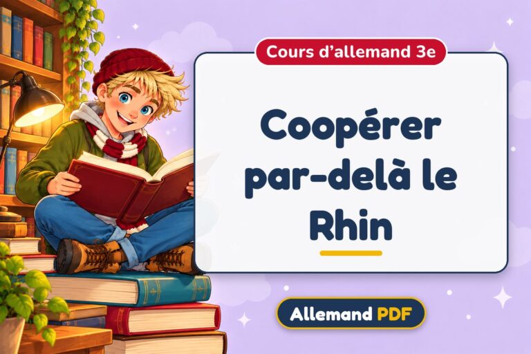 Coopérer par-delà le Rhin : cours d’allemand 3e, illustration Allemand PDF