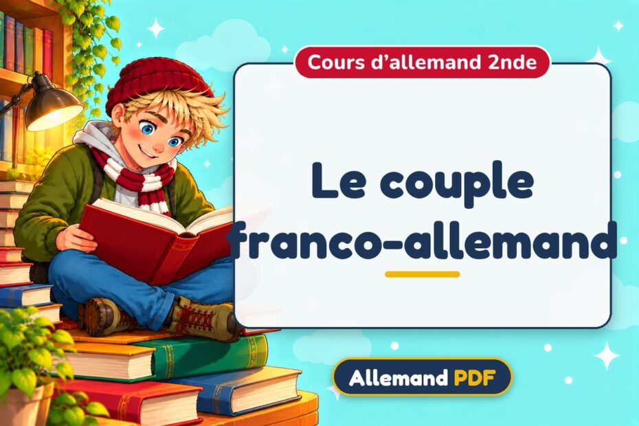 Le couple franco-allemand : cours d’allemand 2nde, illustration Allemand PDF