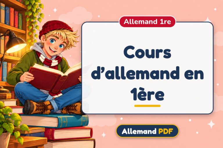 Cours d’allemand en 1re : illustration Allemand PDF