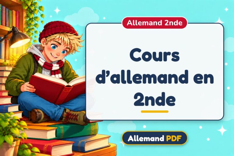 Cours d’allemand en 2nde : illustration Allemand PDF