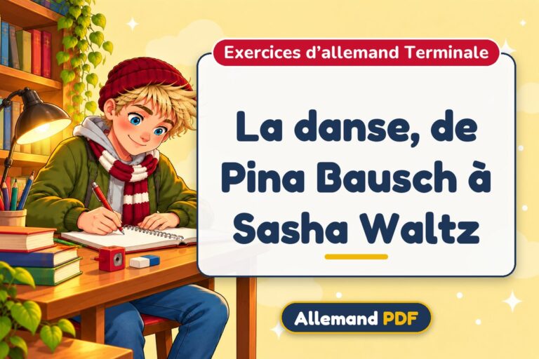 La danse, de Pina Bausch à Sasha Waltz : exercices d’allemand terminale, illustration Allemand PDF