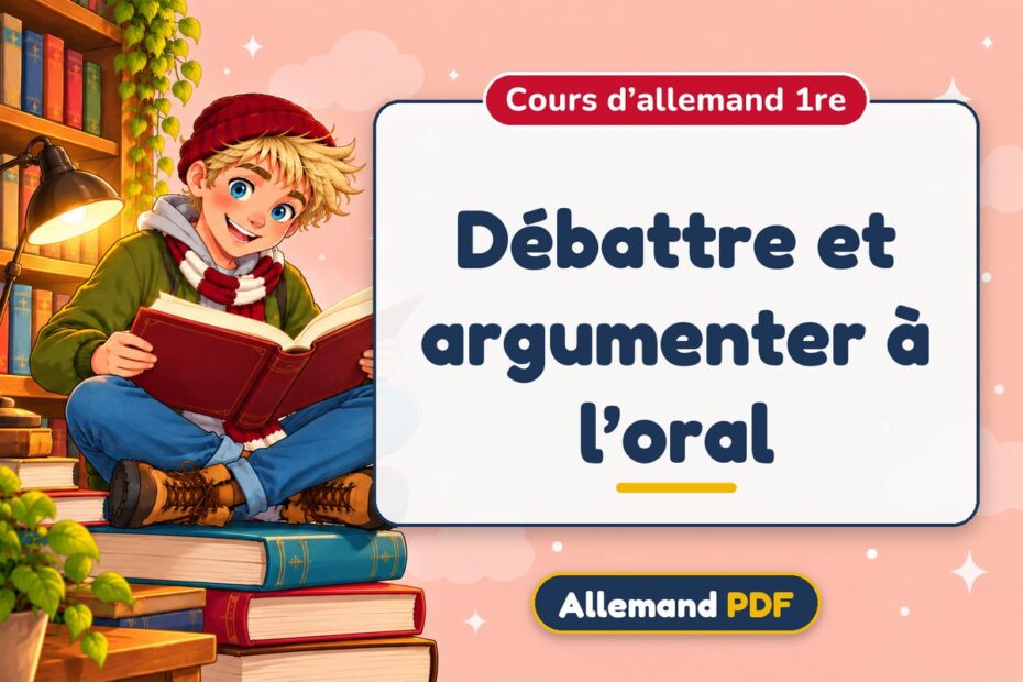 Débattre et argumenter à l’oral : cours d’allemand 1re, illustration Allemand PDF