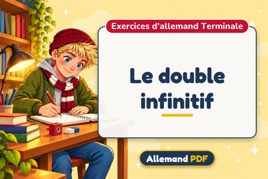 Le double infinitif : exercices d’allemand terminale, illustration Allemand PDF