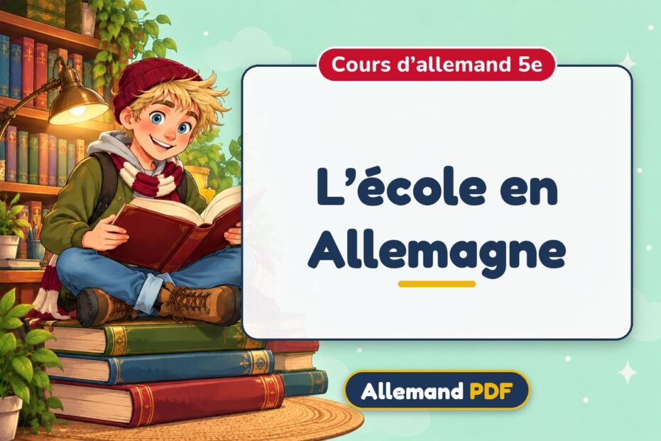 L’école en Allemagne : cours d’allemand 5e, illustration Allemand PDF