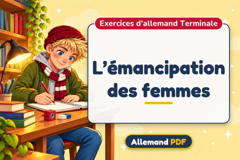 L’émancipation des femmes : exercices d’allemand terminale, illustration Allemand PDF
