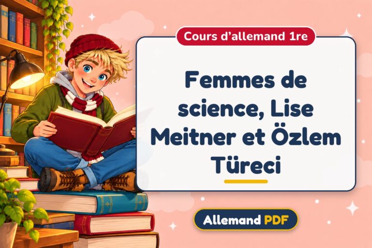 Femmes de science, Lise Meitner et Özlem Türeci : cours d’allemand 1re, illustration Allemand PDF