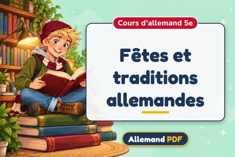 Fêtes et traditions allemandes : cours d’allemand 5e, illustration Allemand PDF