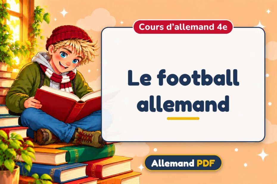 Le football allemand : cours d’allemand 4e, illustration Allemand PDF