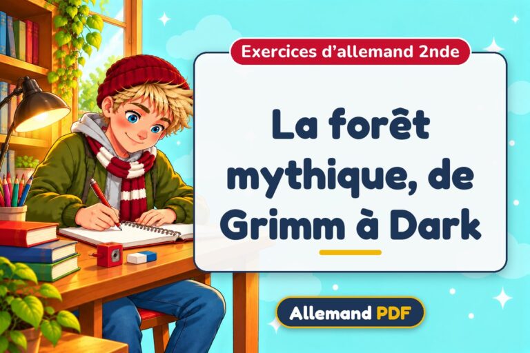 La forêt mythique, de Grimm à Dark : exercices d’allemand 2nde, illustration Allemand PDF