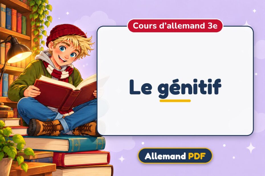 Le génitif : cours d’allemand 3e, illustration Allemand PDF