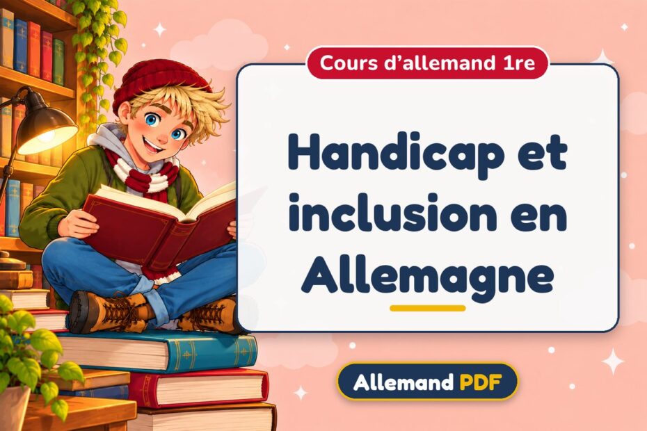 Handicap et inclusion en Allemagne : cours d’allemand 1re, illustration Allemand PDF