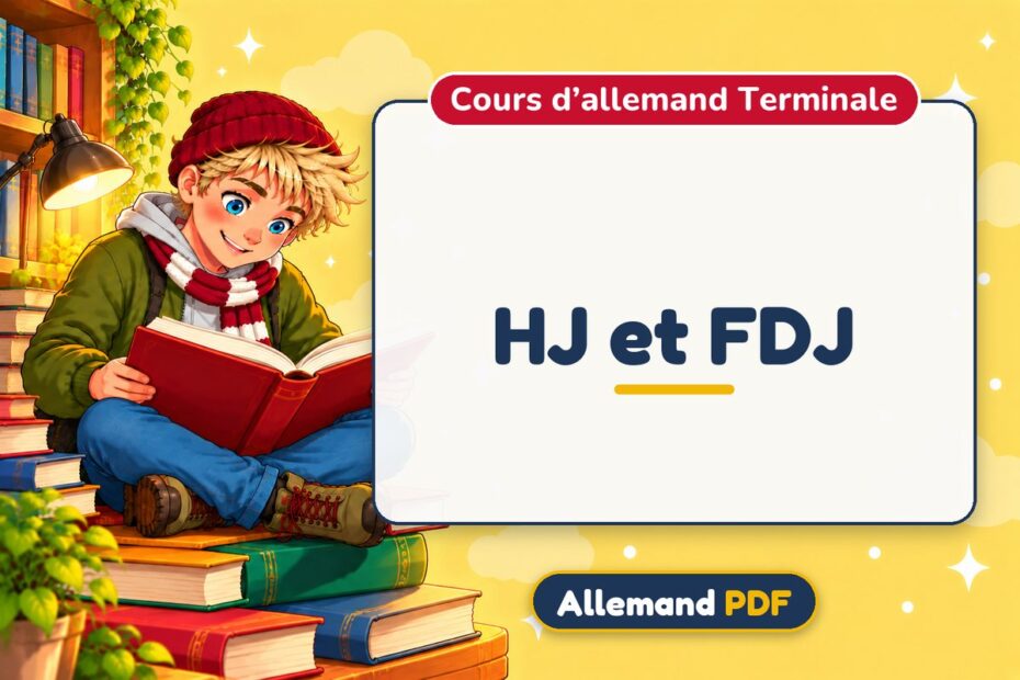 HJ et FDJ : cours d’allemand terminale, illustration Allemand PDF