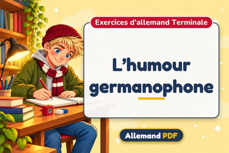 L’humour germanophone : exercices d’allemand terminale, illustration Allemand PDF