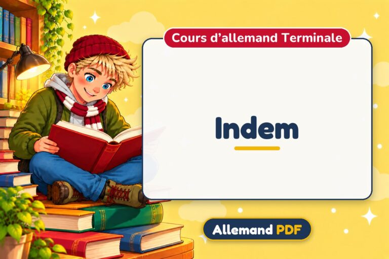 Indem : cours d’allemand terminale, illustration Allemand PDF
