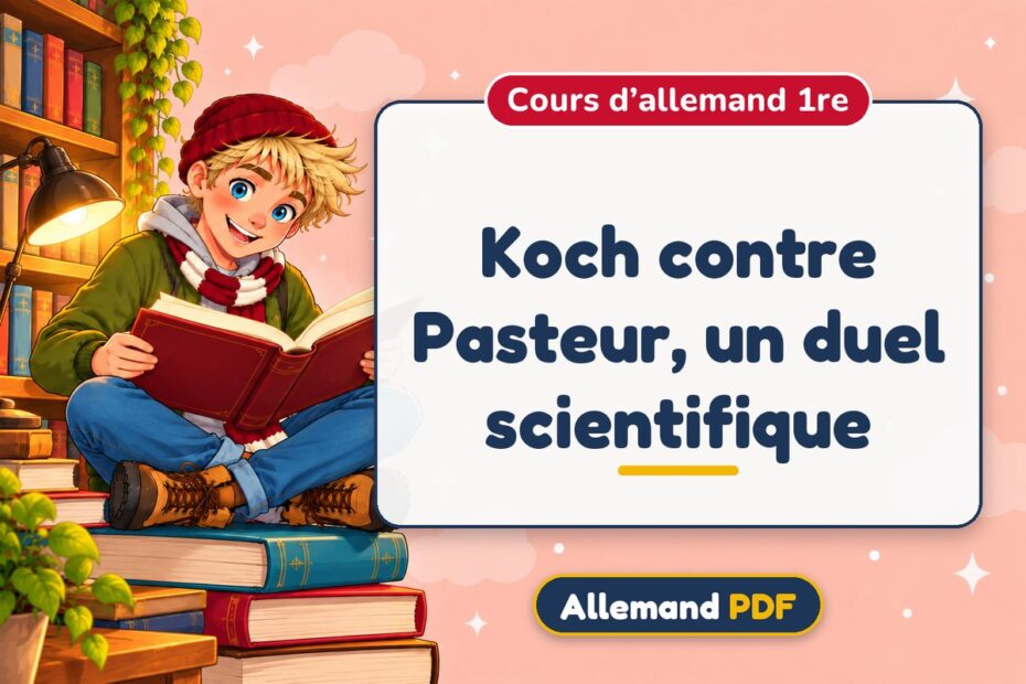 Koch contre Pasteur, un duel scientifique : cours d’allemand 1re, illustration Allemand PDF