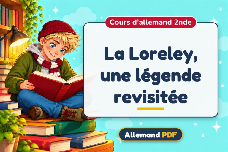 La Loreley, une légende revisitée : cours d’allemand 2nde, illustration Allemand PDF