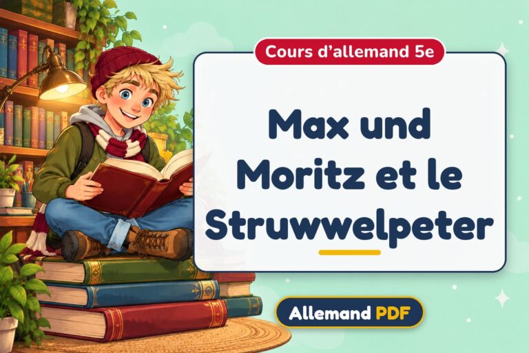 Max und Moritz et le Struwwelpeter : cours d’allemand 5e, illustration Allemand PDF