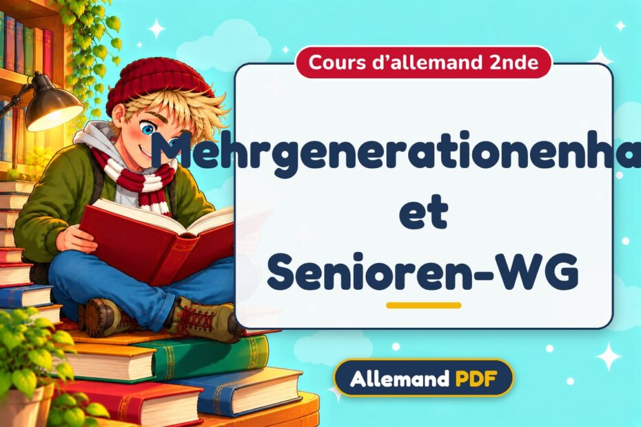 Mehrgenerationenhaus et Senioren-WG : cours d’allemand 2nde, illustration Allemand PDF