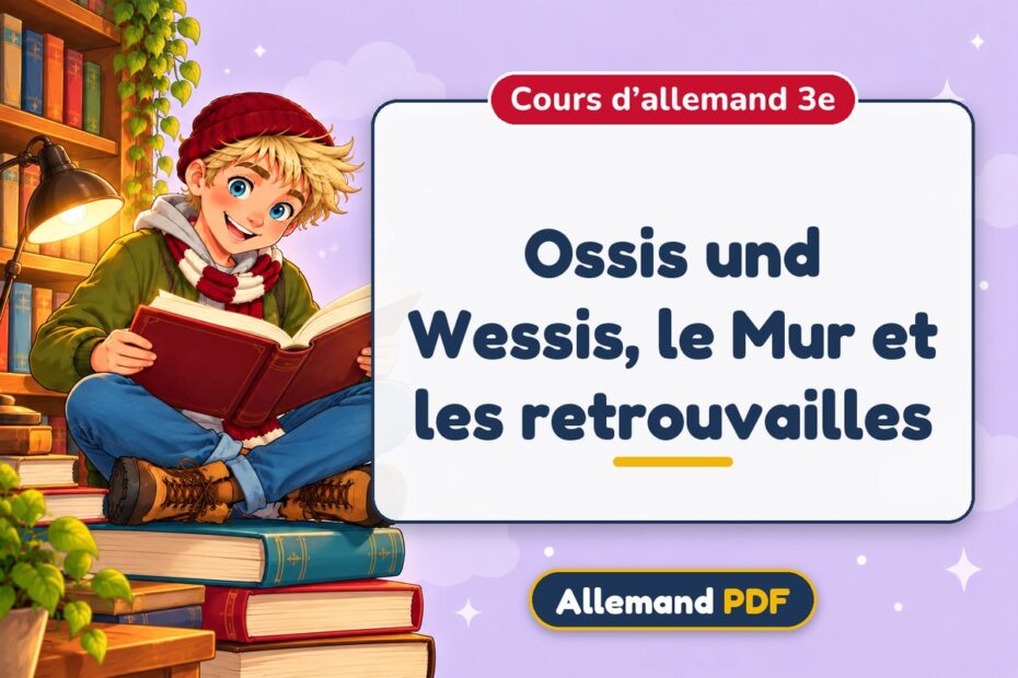 Ossis und Wessis, le Mur et les retrouvailles : cours d’allemand 3e, illustration Allemand PDF