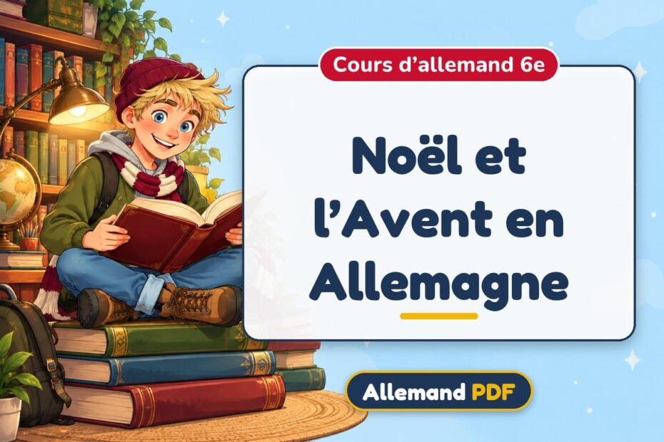 Noël et l’Avent en Allemagne : cours d’allemand 6e, illustration Allemand PDF