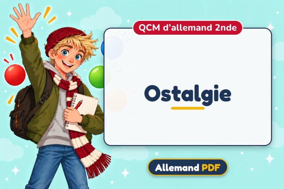 Ostalgie : QCM d’allemand 2nde, illustration Allemand PDF