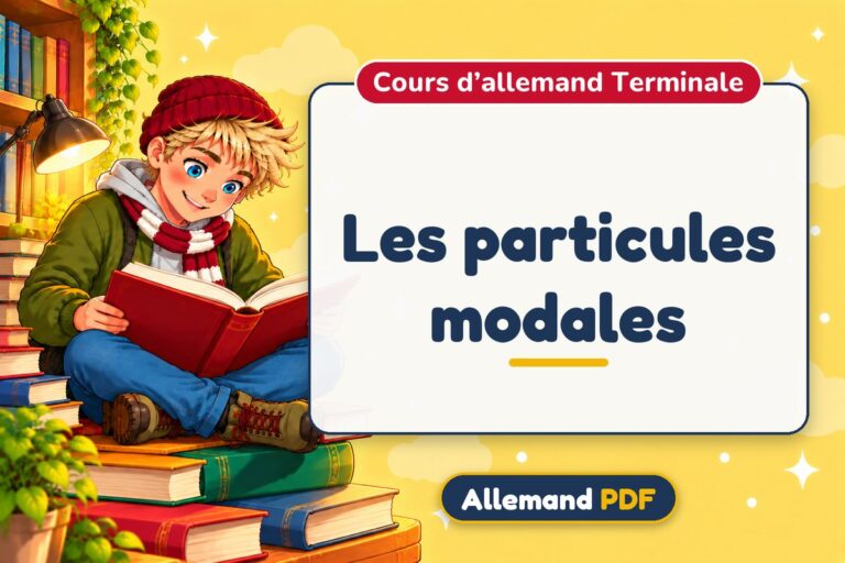 Les particules modales : cours d’allemand terminale, illustration Allemand PDF