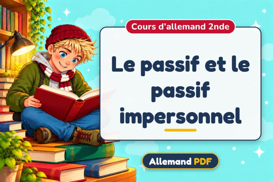 Le passif et le passif impersonnel : cours d’allemand 2nde, illustration Allemand PDF