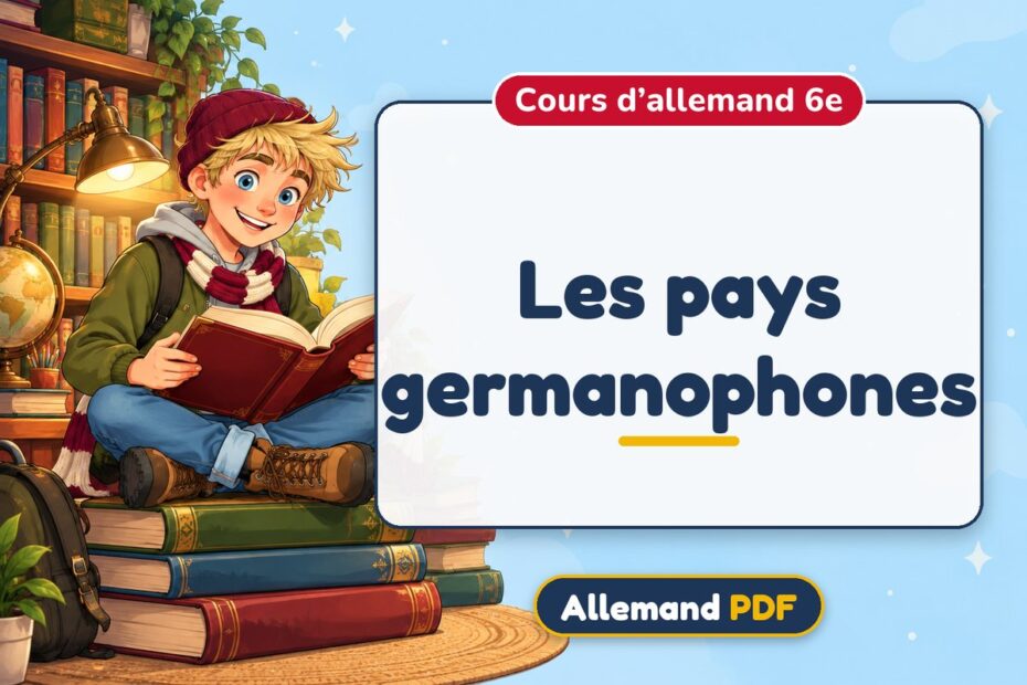 Les pays germanophones : cours d’allemand 6e, illustration Allemand PDF