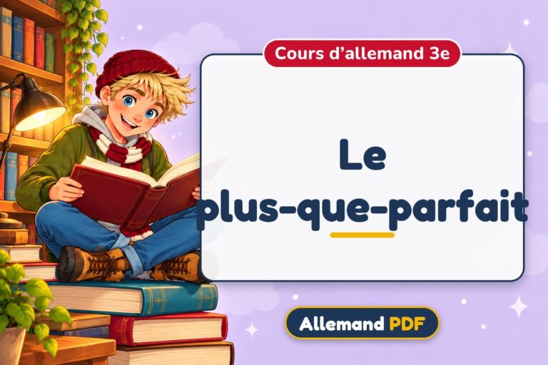 Le plus-que-parfait : cours d’allemand 3e, illustration Allemand PDF