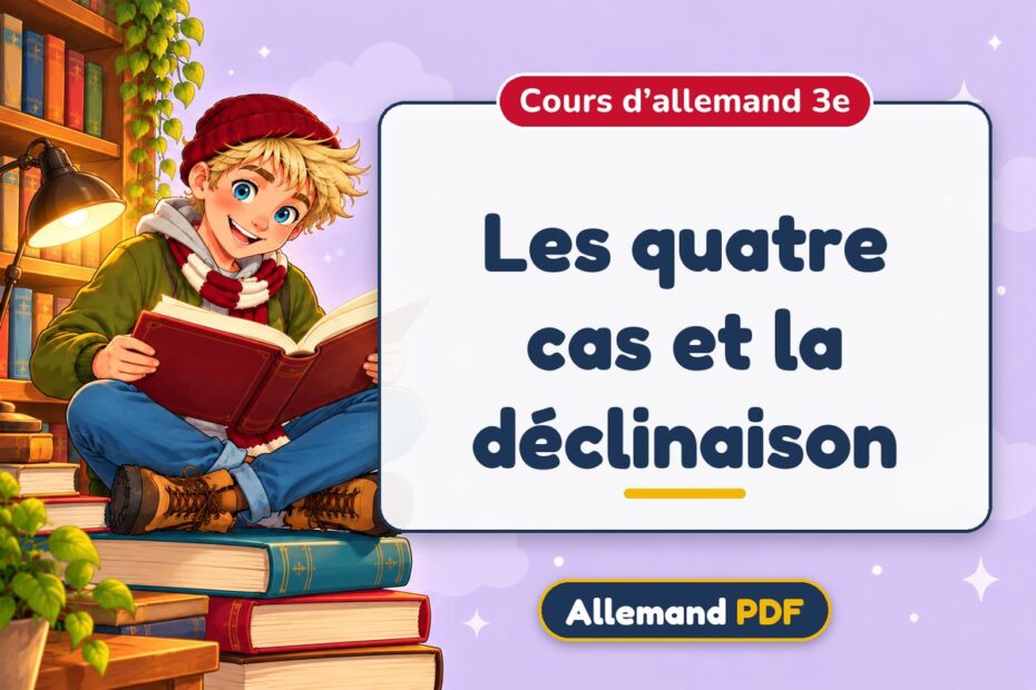 Les quatre cas et la déclinaison : cours d’allemand 3e, illustration Allemand PDF