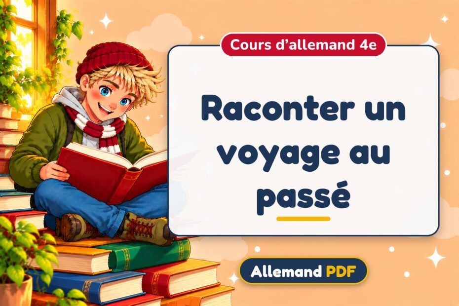 Raconter un voyage au passé : cours d’allemand 4e, illustration Allemand PDF
