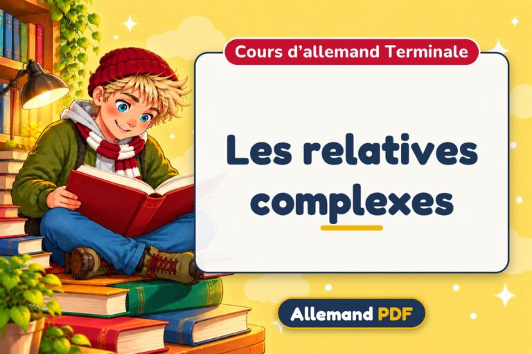 Les relatives complexes : cours d’allemand terminale, illustration Allemand PDF