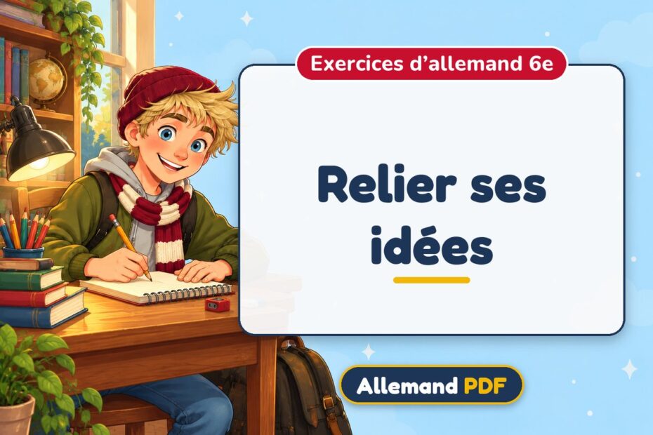 Relier ses idées : exercices d’allemand 6e, illustration Allemand PDF