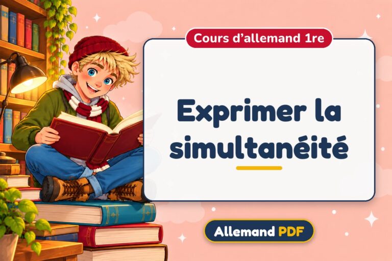 Exprimer la simultanéité : cours d’allemand 1re, illustration Allemand PDF