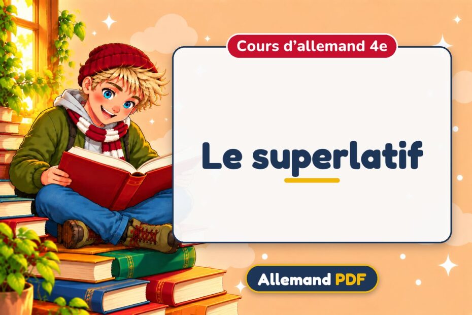 Le superlatif : cours d’allemand 4e, illustration Allemand PDF